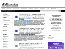 Tablet Screenshot of ilfallimento.it